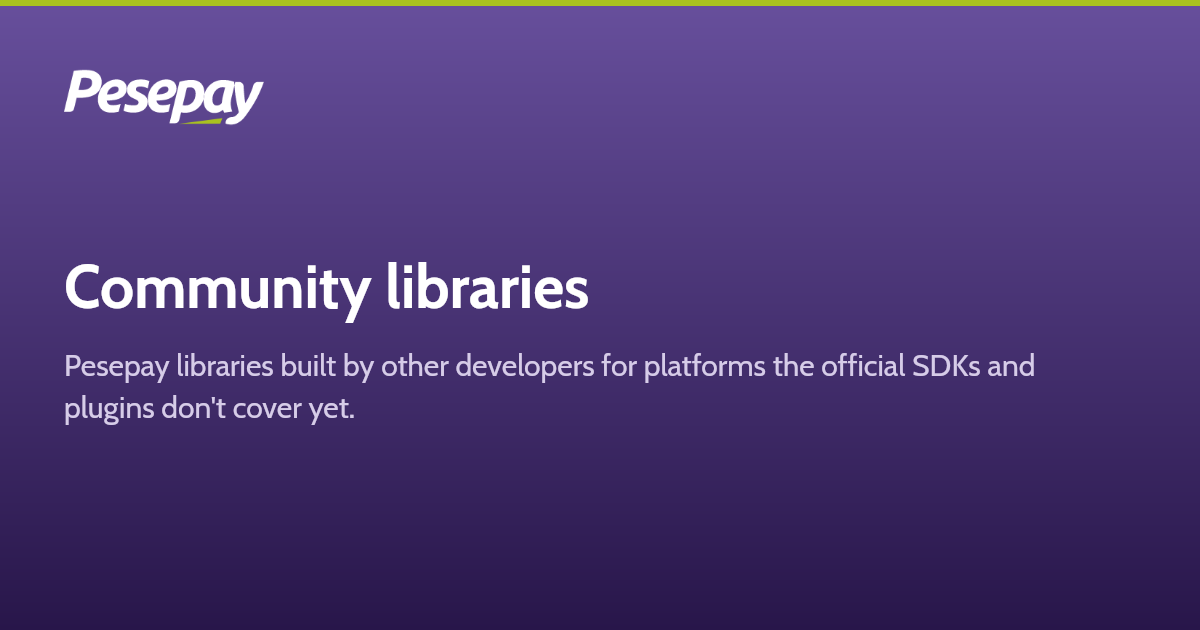Open Library Covers Api Community libraries | Pesepay Developers